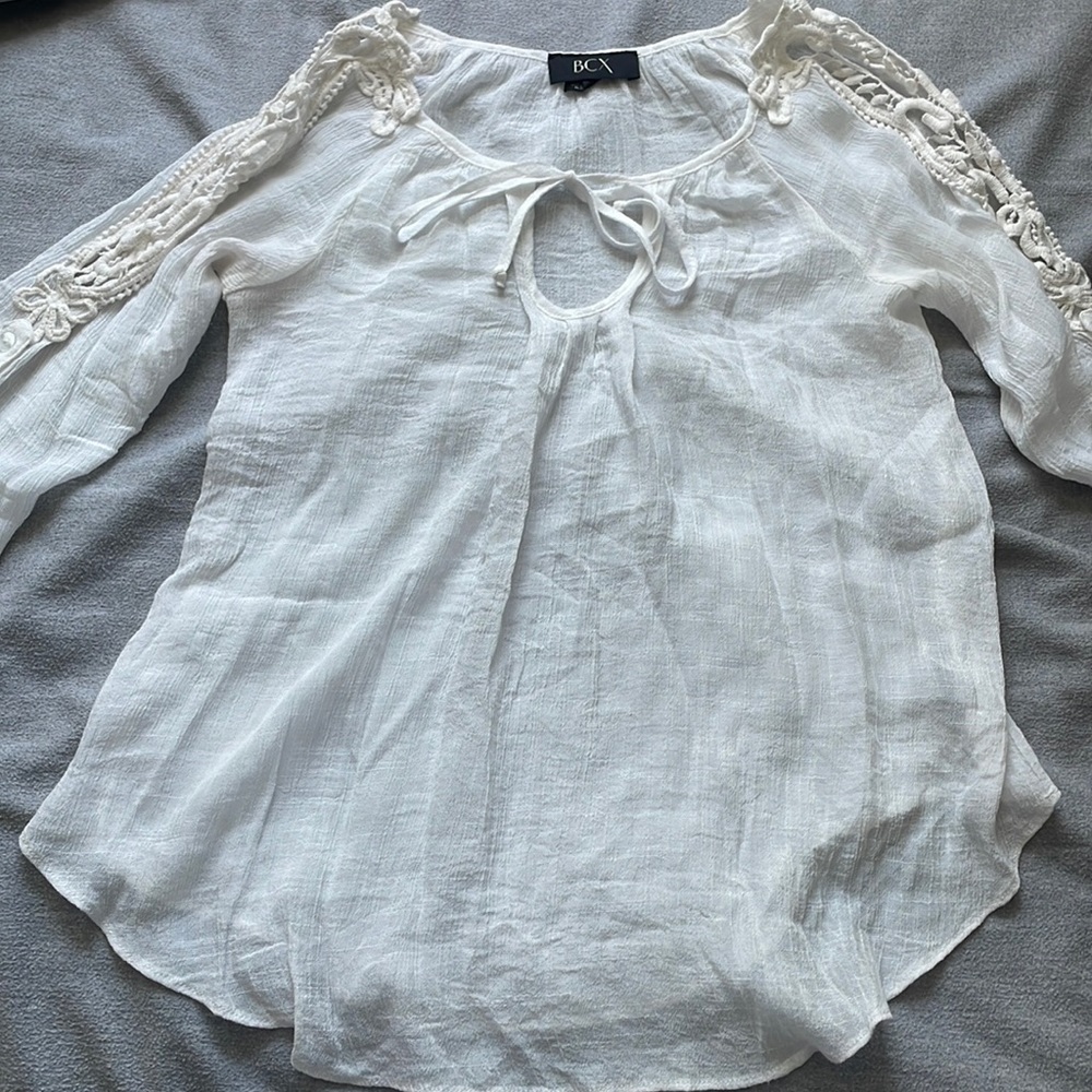 BCX White Blouse